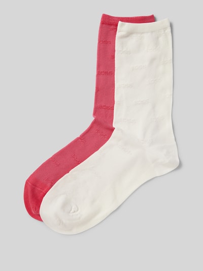 BOSS Socken aus Viskose-Mix im 2er-Pack Pink 1