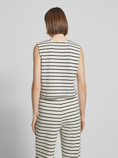 Only Regular fit mouwloos vest met katoen, model 'EVA' Offwhite - 5