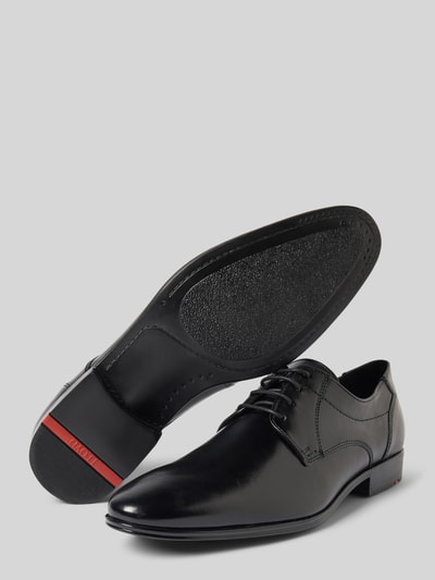 Lloyd Leren derbyschoenen met siernaden, model 'CORE' Zwart - 4