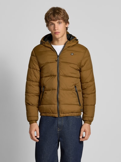 Blend Gewatteerd jack met ritszakken Middenbruin - 4