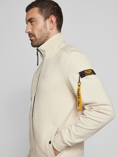 PME Legend Sweatjack met opstaande kraag Offwhite - 3