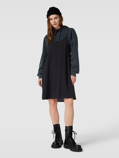 Marc O'Polo Denim Knielanges Kleid mit U-Ausschnitt Black 1