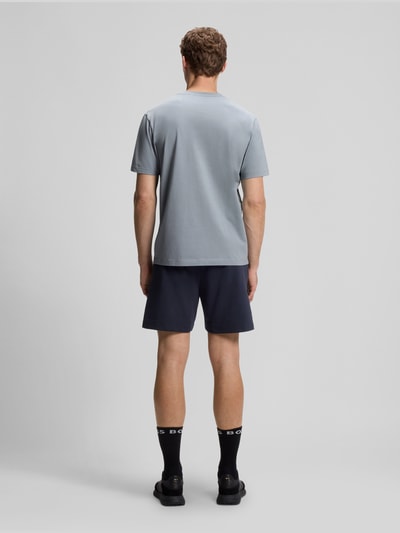 BOSS Green Relaxed Fit T-Shirt aus Baumwoll-Mix Modell 'TS_NETWORK FLAG' Rauchblau 5