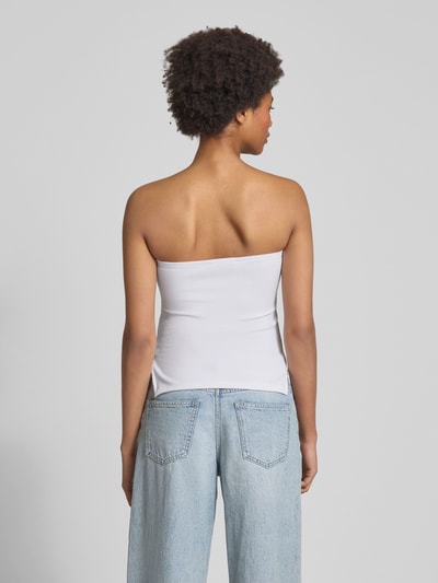 Review Bandeau-Top mit Raffungen Weiss 5