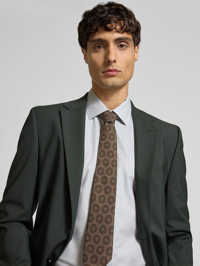 Jake*s Slim Fit Businesshemd mit extra langem Arm Hellgruen 3