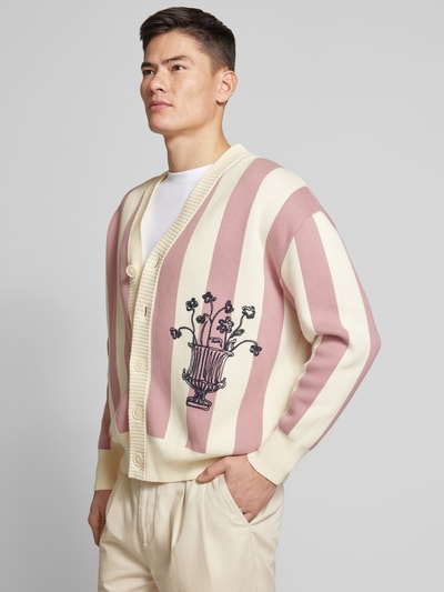 BLKVIS Gebreid jack met labeldetail Offwhite - 3