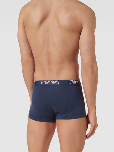 Emporio Armani Boxershort met stretch in set van 2 Marineblauw - 4