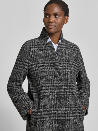 ICONS Cinzia Rocca Mantel mit Stehkragen Dunkelgrau 3