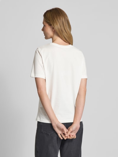 s.Oliver RED LABEL Regular fit T-shirt van puur katoen Wit - 5