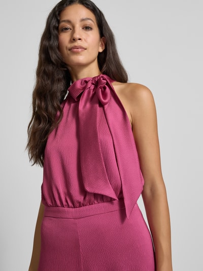 Swing Jumpsuit met opstaande kraag Felroze - 3