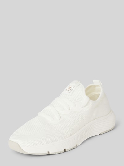 Marc O'Polo Sneaker in unifarbenem Design Modell 'Leila' Weiss 1