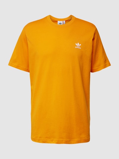 adidas Originals T-Shirt mit Logo-Stitching Orange 2