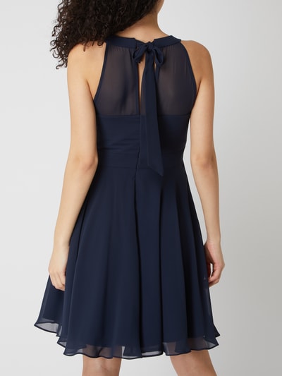 Paradi Cocktailkleid aus Chiffon Marine 5