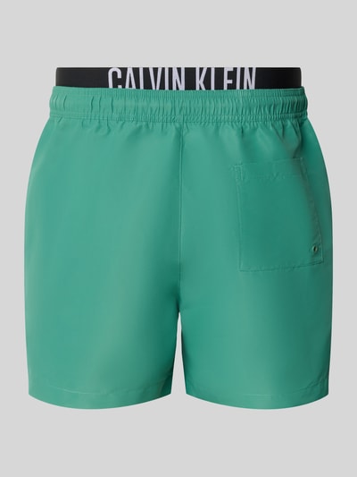 Calvin Klein Underwear Zwembroek met elastische band Donkergroen - 3