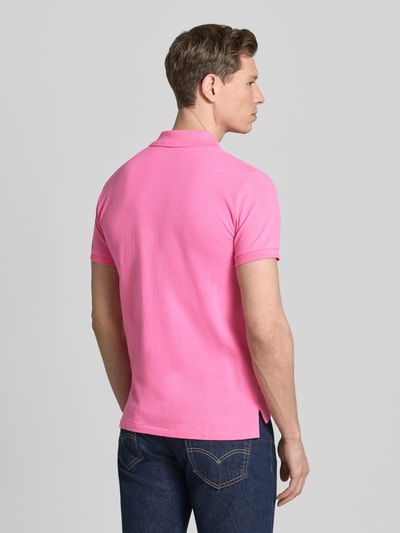 Polo Ralph Lauren Slim Fit Poloshirt aus reiner Baumwolle Pink 5