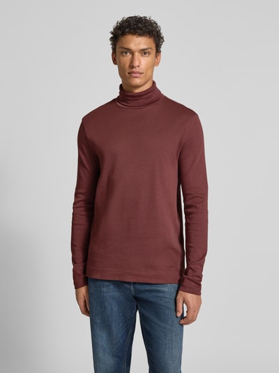 Christian Berg Men Shirt met lange mouwen en col Metallic rood - 4