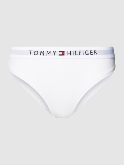 TOMMY HILFIGER Slip mit elastischem Logo-Bund Weiss 1