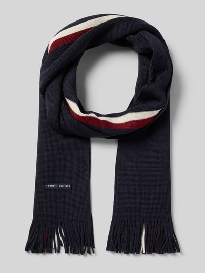 Tommy Hilfiger Schal aus Woll-Mix  Marine 1