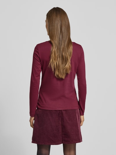 Christian Berg Woman Bluzka z długim rękawem z dekoltem okrągłym Wiśniowy 5
