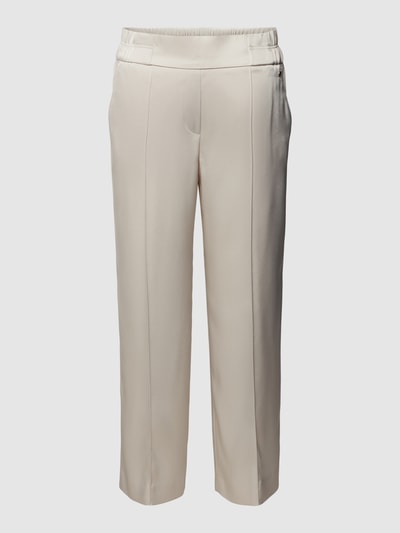 Marc Cain Regular Fit Stoffhose mit fixierten Bügelfalten Sand 2