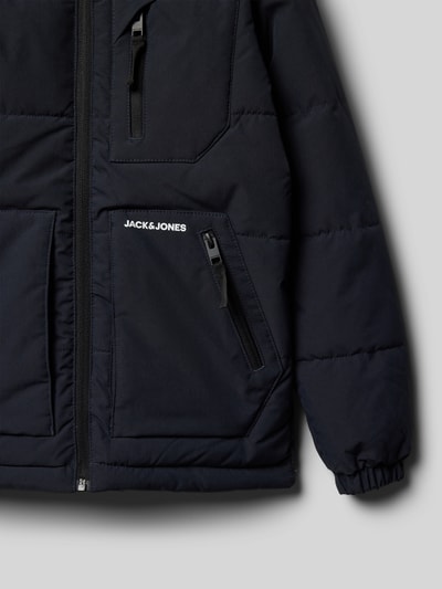 Jack & Jones Steppjacke mit Reißverschlusstaschen Modell 'OTTO' Marine 2