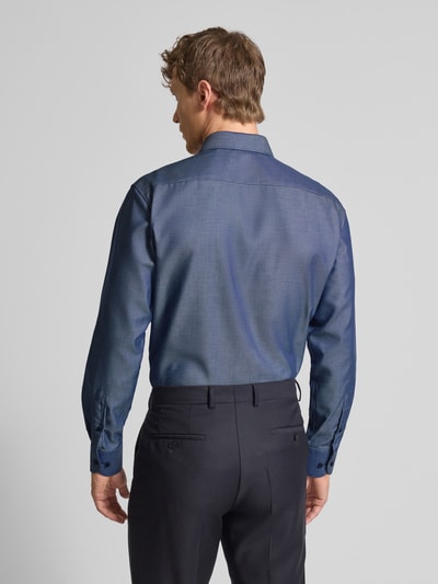 ETERNA Koszula biznesowa o kroju Modern Fit z kołnierzykiem typu kent Królewski niebieski 5