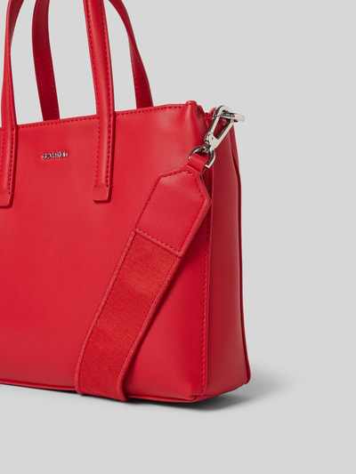 CK Calvin Klein Tote Bag mit Label-Applikation Modell 'CK MUST' Rot 3