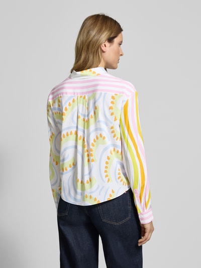 Herzensangelegenheit Overhemdblouse van zijdemix Ecru - 5