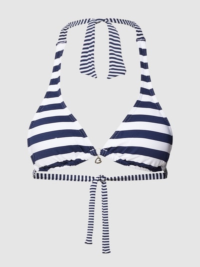 Banana Moon Bikini-Oberteil mit Streifenmuster Modell 'MAIO' Marine 2