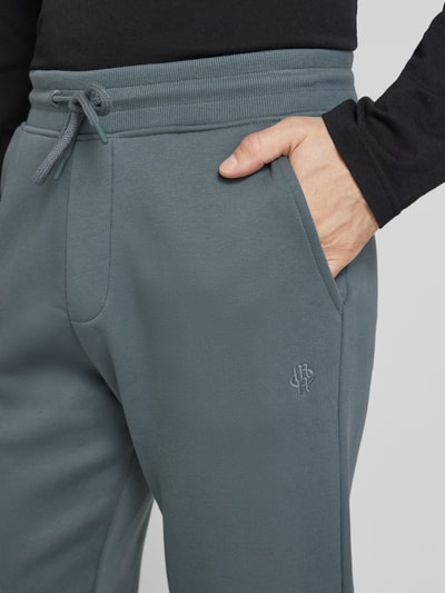 MCNEAL Sweatpants mit gerippten Abschlüssen Rauchblau 3