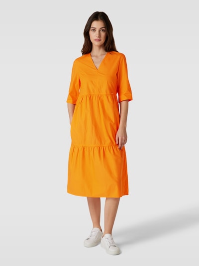 Cinque Midikleid im Stufen-Look Modell 'DAHLIE' Orange 4