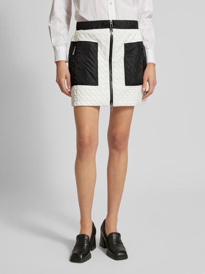 Marc Cain Minirok met ritszakken Offwhite - 4