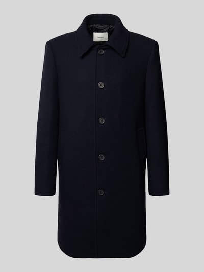 SELECTED HOMME Regular Fit Mantel aus Woll-Mix Modell 'ARCHIVE' Dunkelblau 2