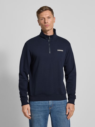 Napapijri Sweatshirt mit Stehkragen Marine 4