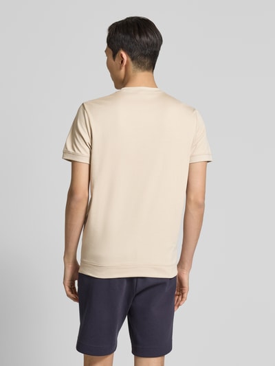 RAGMAN Regular Fit T-Shirt mit Rundhalsausschnitt Modell 'ON' Taupe 5