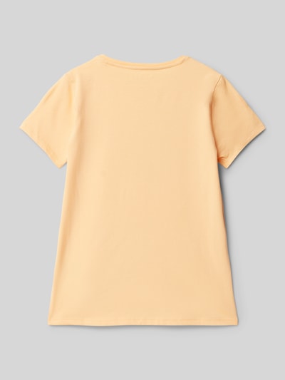 Guess T-Shirt mit Label-Print Apricot 3