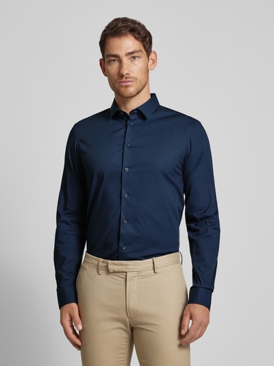 Casual Friday Slim Fit Freizeithemd mit Kentkragen Modell 'Palle' Marine 4