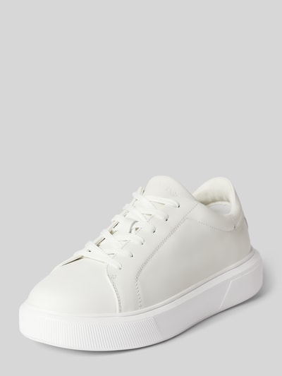 Marc O'Polo Sneaker aus Leder in unifarbenem Design Weiss 1