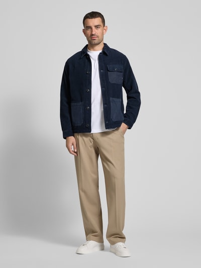 Scotch & Soda Cordjacke mit aufgesetzten Taschen Marine 1