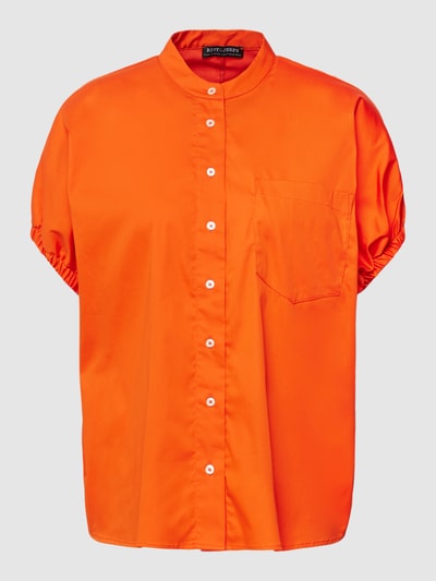 Risy & Jerfs Bluse mit Maokragen und Brusttasche Modell 'La Rochelle' Orange 2