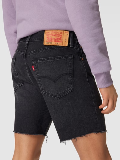 Levi's® Korte jeans met labeldetails Zwart - 3