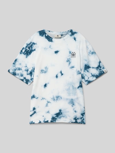 Garcia T-Shirt mit Label-Print Offwhite 1