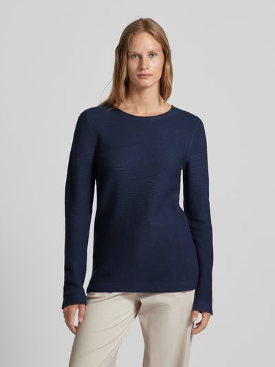 Tom Tailor Pullover aus Baumwolle Dunkelblau 4