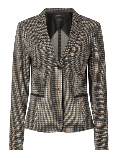 Marc Cain Blazer mit Webmuster  Black 1