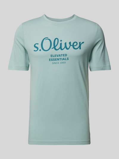 s.Oliver RED LABEL T-Shirt mit Rundhalsausschnitt Mint 2