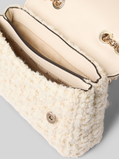Guess Crossbody Bag mit Woll-Anteil Modell 'Everlee' Ecru 5