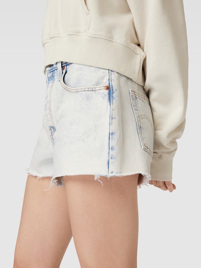 Levi's® Jeansshorts im Used-Look Hellblau 3