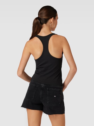 TOMMY HILFIGER Tanktop met racerback, model 'HERITAGE' Zwart - 5