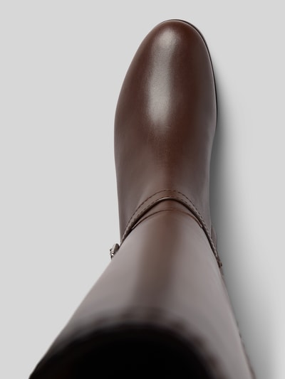 Lauren Ralph Lauren Stiefel aus echtem Leder Modell 'Brooke' Dunkelbraun 3