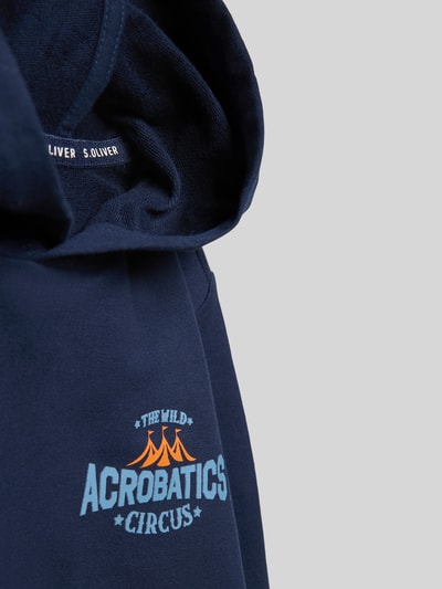 s.Oliver RED LABEL Regular Fit Sweatshirt aus Baumwoll-Mix Marine 2